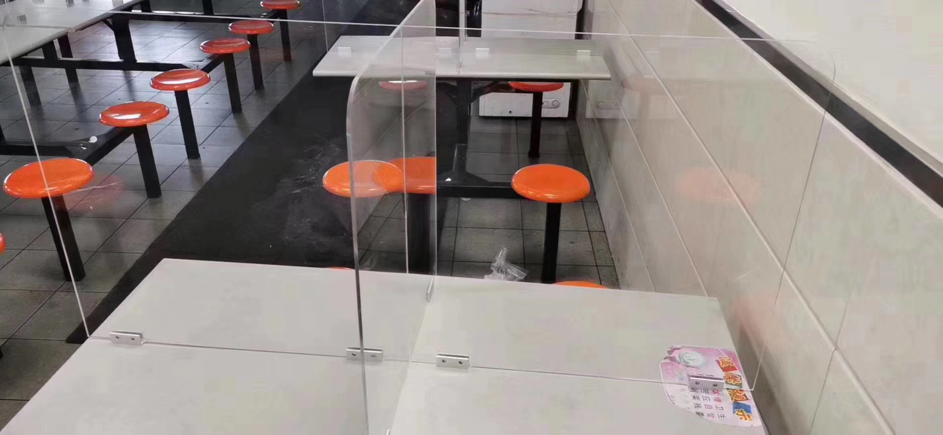  PVC餐桌隔离板